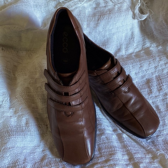 Ecco Shoes - Ecco Leather Loafers with Triple Velcro Strap EU 41 US 8.5